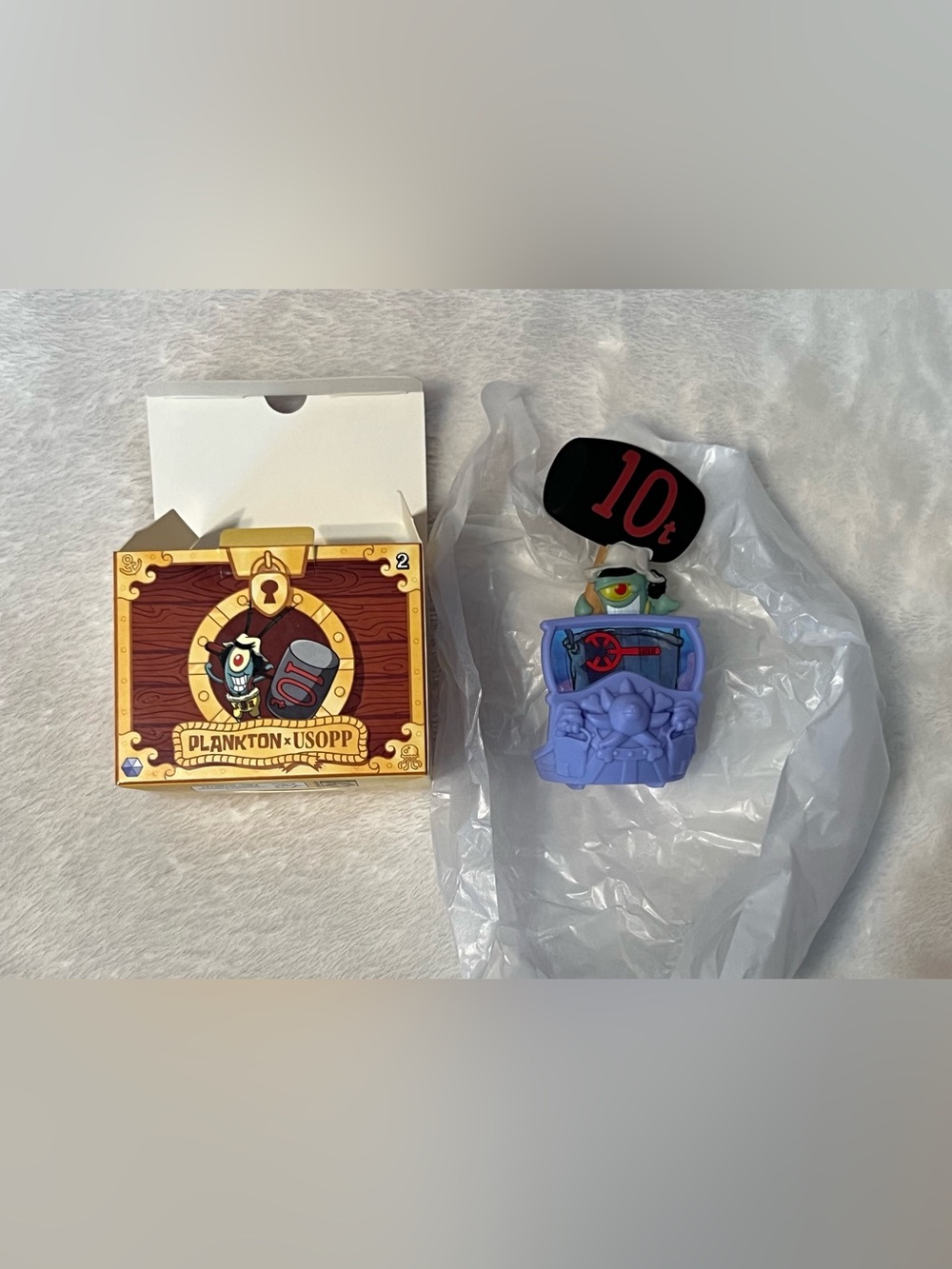 McDonald’s SpongeBob x One Piece Plankton x Usopp #2 Happy Meal Toy 2026